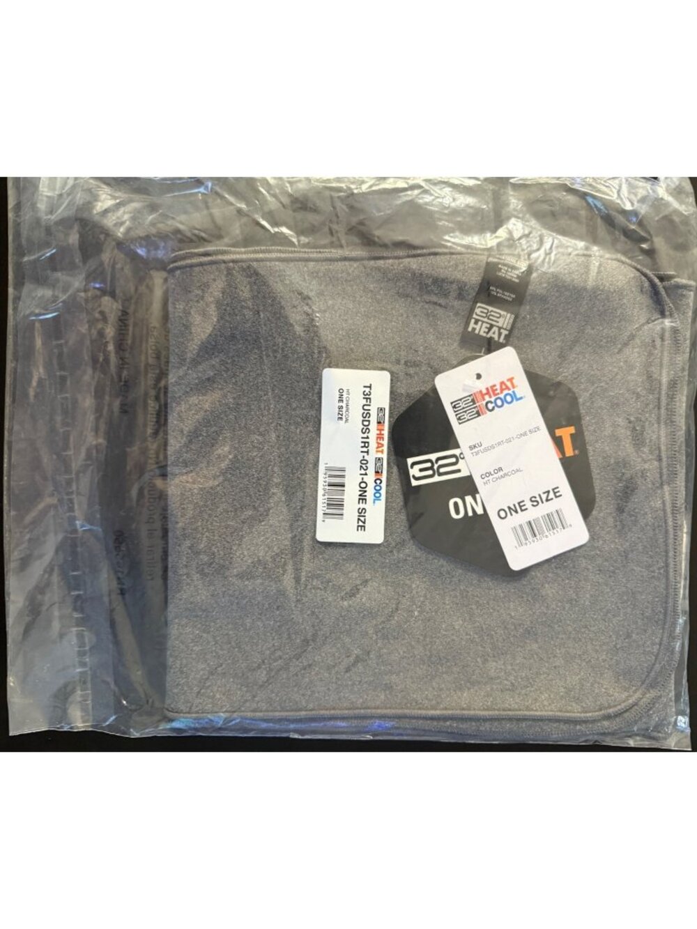 32 Degrees Heat Men's Gray Scarf One Size